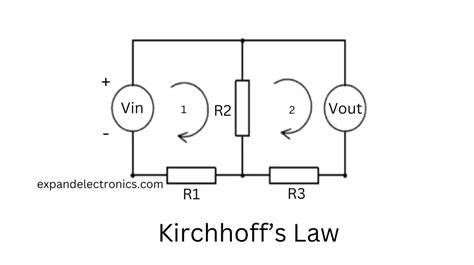 Kirchhoffs Law For Current And Voltage Theory Expand Electronics