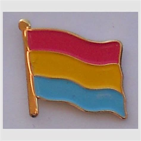 Pansexual Pride Flag 25mm Pin Button Badge Madaboutbadges