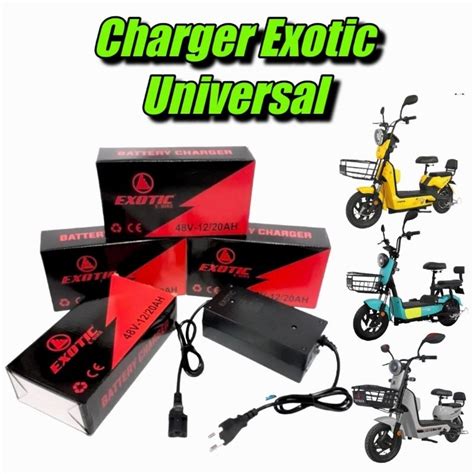 Jual Charger Sepeda Listrik Universal Exotic Kiso Ori V Ah Ah