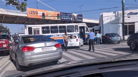 Choque En Bulevar 5 De Mayo Y Valsequillo Provoca Caos Vial