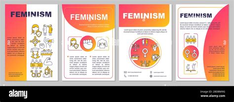 Feminist Magazine Cover Stock Vector Images Alamy