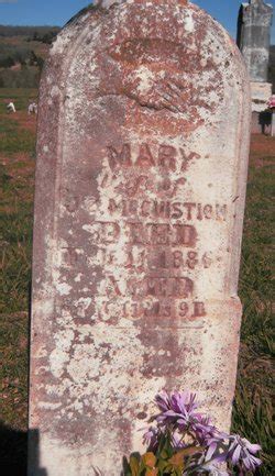 Mary Sherrod Mccuistion Find A Grave Memorial