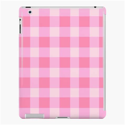 Preppy Pink Aesthetic Gingham Preppy Aesthetic Ipad Case And Skin