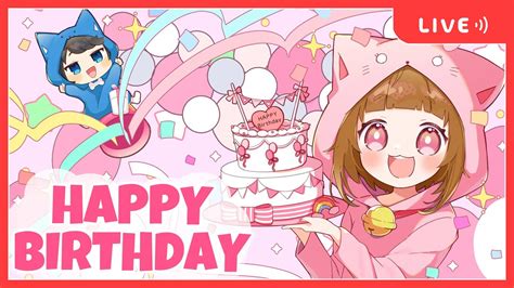 🔴ぴののお誕生日ケーキをつくる配信！🎂《＋お知らせ》ちろぴのライブ🐶🐱🌼 Youtube