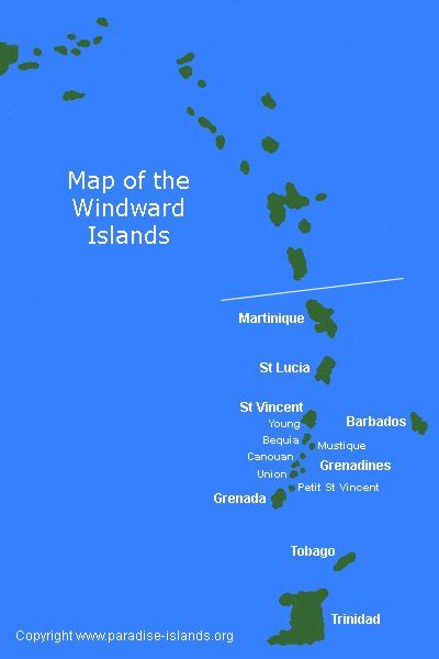 Maps Of Windward Islands