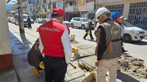 Contraloría alerta deficiencias en mantenimiento de calles de Huaraz