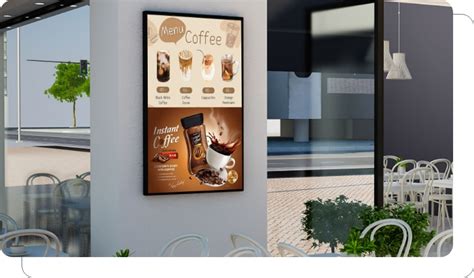 Cafe Digital Menu Board Solution - Pickcel