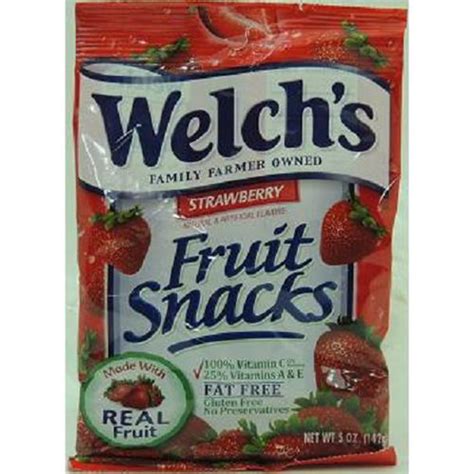 Welchs Strawberry Fruit Snacks 5 Ounce Pack Of 12