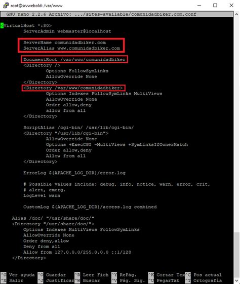 Configurar Servidor Linux Ubuntu Con Apache Para Permitir Varios Sitios