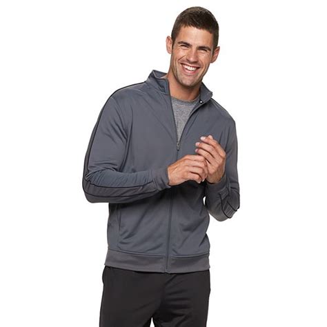 Men S Tek Gear® Full Zip Tricot Jacket