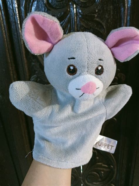 mouse hand puppet hobbies toys toys games  carousell