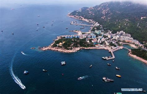 Aerial View Of Wailingding Island In Zhuhai Guangdong Xinhua