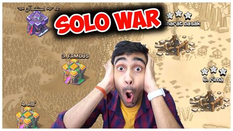 All Th Solo War Th Th Th Th Th Th Coc Youtube