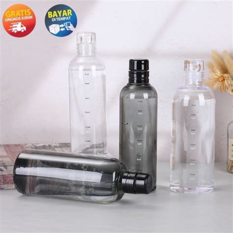 jual kp botol minum aesthetic water bottle termos botol bening