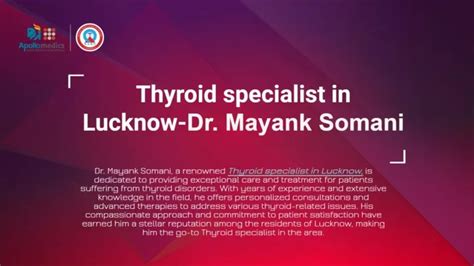 Ppt Thyroid Specialist In Lucknow Dr Mayank Somani Powerpoint