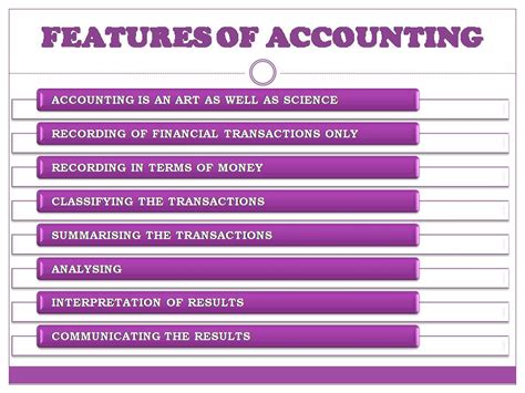 FEATURES OF ACCOUNTING COMMERCEIETS