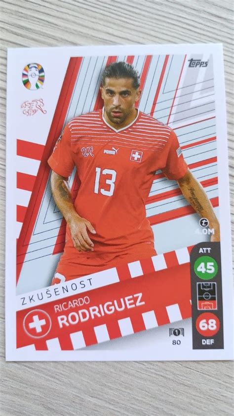 TOPPS LIDL EURO 2024 Ricardo Rodriguez Švýcarsko číslo 80 Aukro