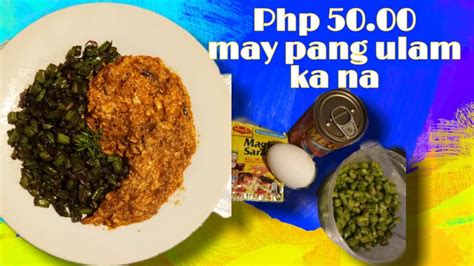 P50 Swak Sa Budget Ulam Cooking Recipe Julz Chibiru Youtube