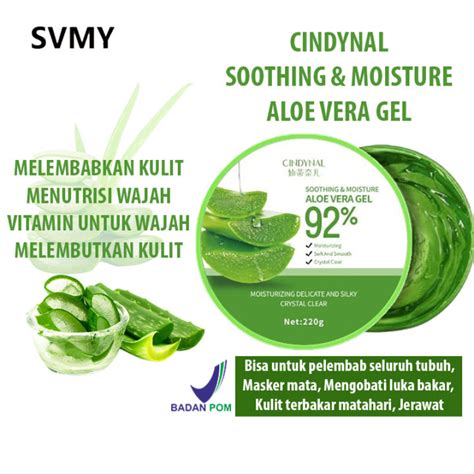 SVMY BPOM CINDYNAL IMAGES Aloe Vera Gel 92 ORIGINAL Masker Wajah