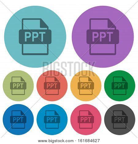 PPT File Format Flat Vector & Photo (Free Trial) | Bigstock