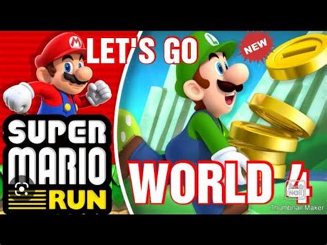 Super Mario Run World Luigi Runs In Blackdragongamez Mariorun