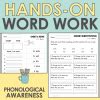 Hands On Word Work Bundle Ca National Benchmark Advance Nd Grade