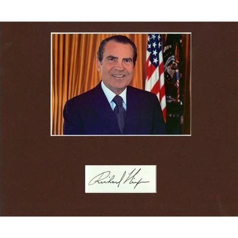 Richard Nixon Autograph 1913 1994