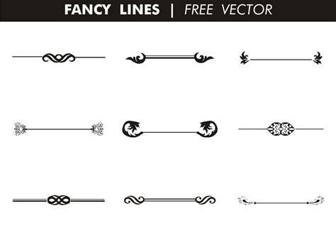 Decorative Fancy Lines Vector 96150 Vector Art at Vecteezy