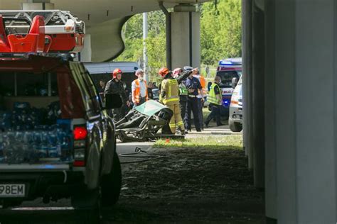 Śmiertelny wypadek autobusu na moście Grota Roweckiego Kierowca