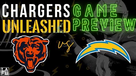 Chargers Vs Bears Week 8 Game Preview Keys To Success Searching For