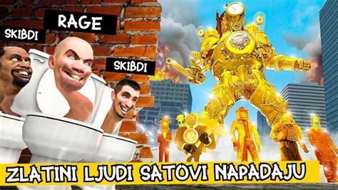 ZLATNI TITAN COVEK SAT UNISTAVA SVE PRED SOBOM YouTube