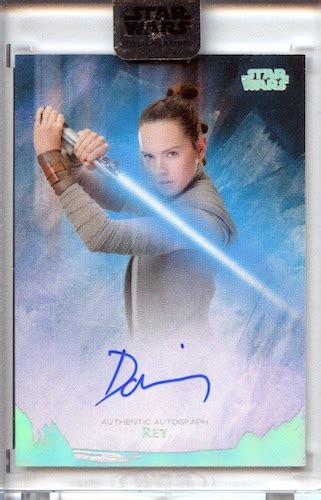 Topps Star Wars Stellar Signatures Checklist Set Info Boxes Date