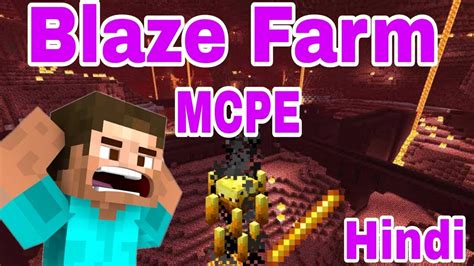 Blaze Farm Tutorial How To Make Blaze Farm In Minecraft Pe Blaze Farm