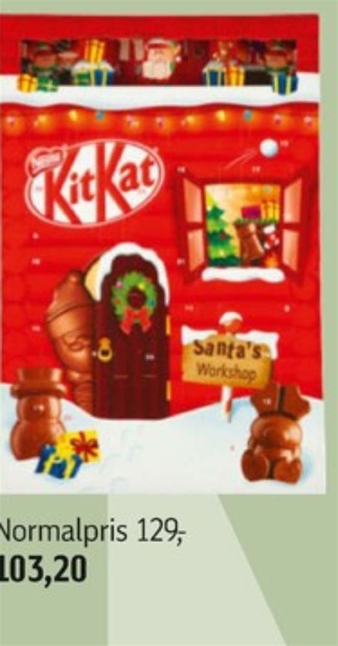 Kitkat Julekalender Tilbud Hos F Tex