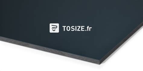 Commander Trespa Izeon anthracite RAL 7016 découpé sur mesure TOSIZE fr