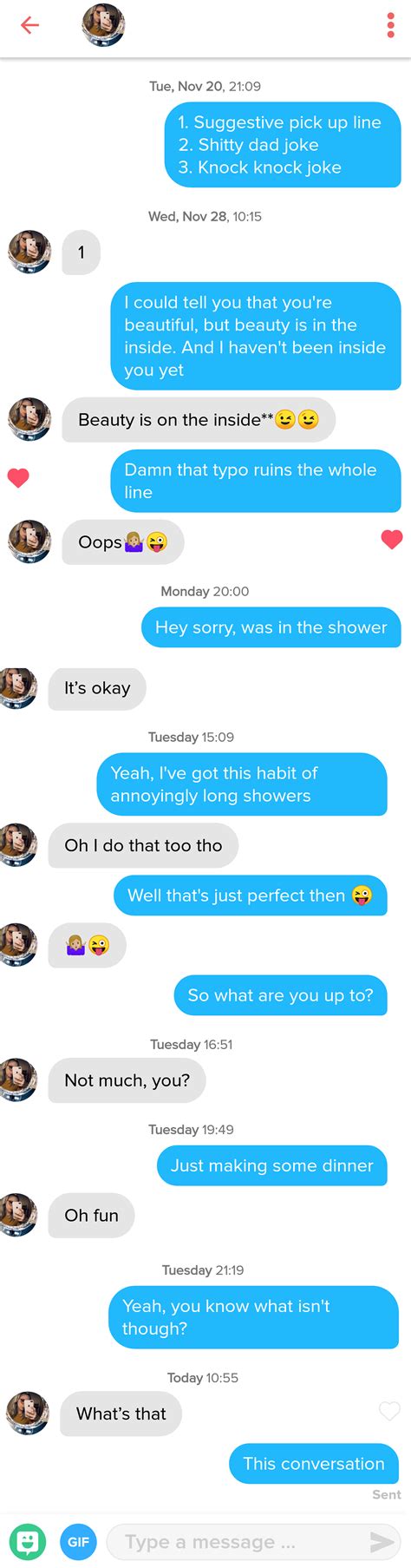 Her Bio Was Blondes Have More Fun Right R Tinder