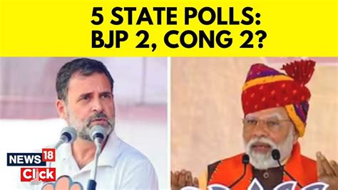 Assembly Elections 2023 Exit Polls Predict 2 Wins For Bjp And 2 For