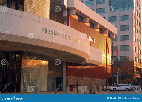 The Fresno Convention Center Editorial Image - Image of background ...