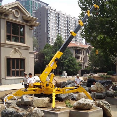 Ton Spider Mobile Mini Crawler Crane With Eu Standard Hydraulic