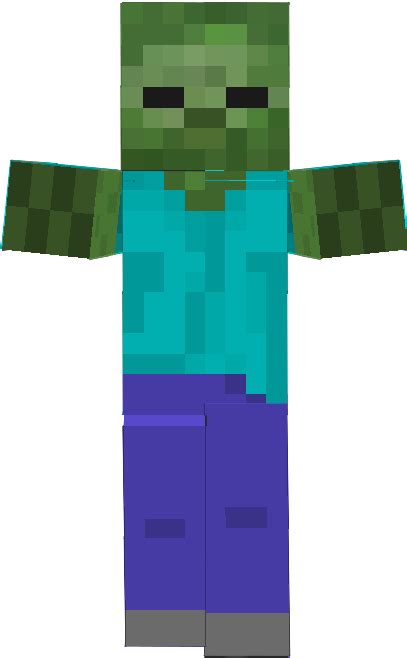 Minecraft Zombie Transparent Background