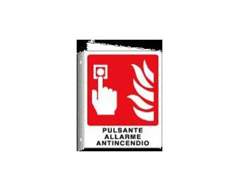 Cartello Pulsanti Allarme Antincendio