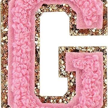 Preppy Pink Varsity Letter G Sticker For Sale By Ktp100 Redbubble