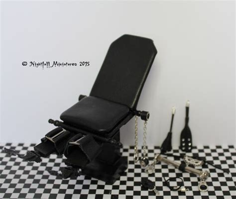 Dollhouse Miniature Sex Toys Bondage Bdsm Fetish Black