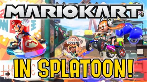 Mario Kart In Splatoon Youtube