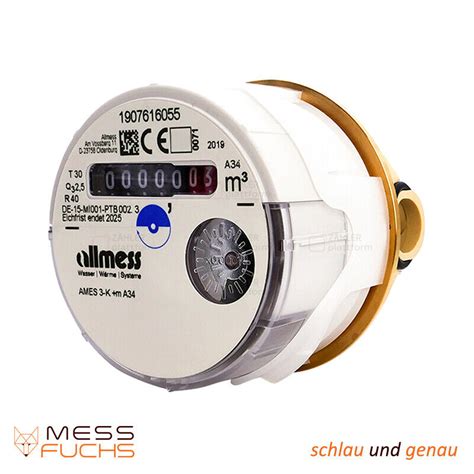 Wasserz Hler Unterputz Montageblock Tec Allmess Up Duo Kalt Und