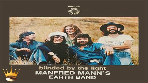 Manfred Mann S Earth Band Blinded By The Light Lp Version Youtube