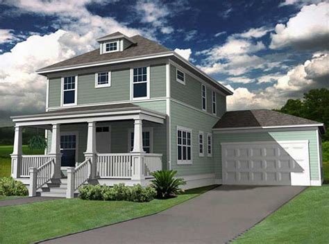 Classic Four Square House Plan 50144ph Architectural Designs