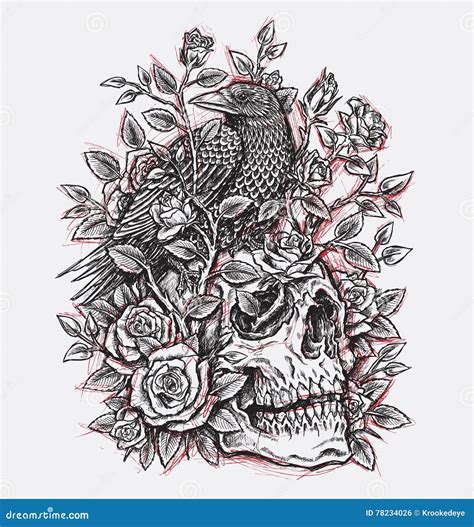 tattoo skull face 11