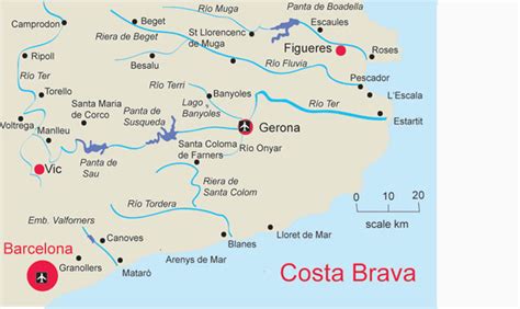 Map Of Costa Dorada Spain | secretmuseum