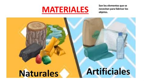 Materiales Naturales Y Artificialespptx